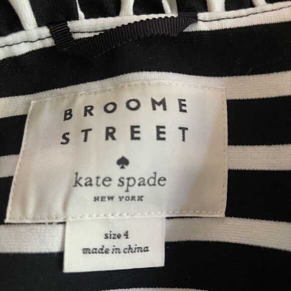 Kate Spade Brooke Street Striped Ponte Jacket Blazer Size 4. - Picture 6 of 7